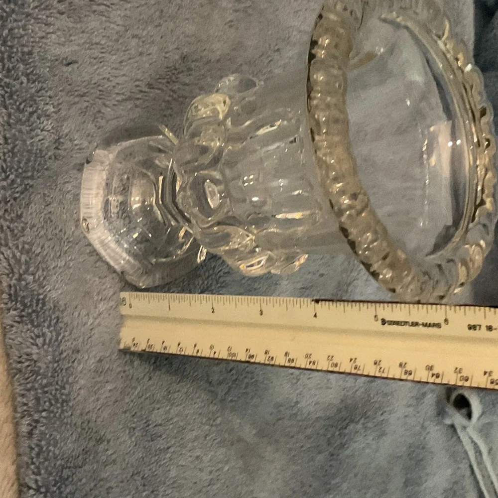 Clear Glass Decorative Piece